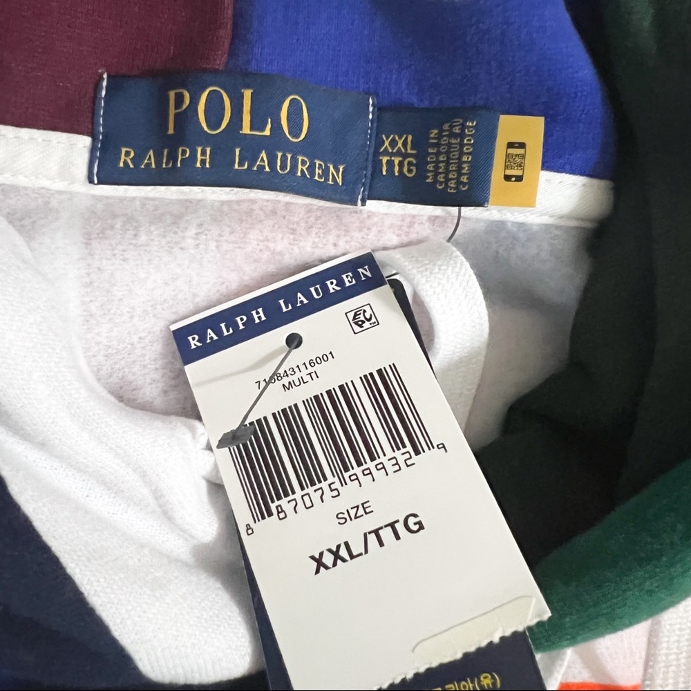 Polo Ralph Lauren Multicolor MONOGRAM LOGO Hooded Sweatshirt - Picture 14 of 16
